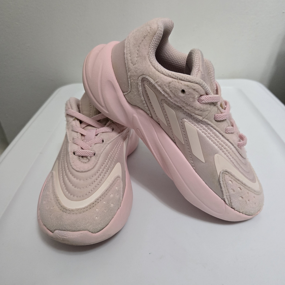 Adidas Pink Suede/Rubber Chunky Sneakers